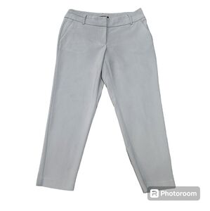 Apt.9 Womens Tan Khaki Mid-Rise Tapered Ankle Dress Trousers Size 8